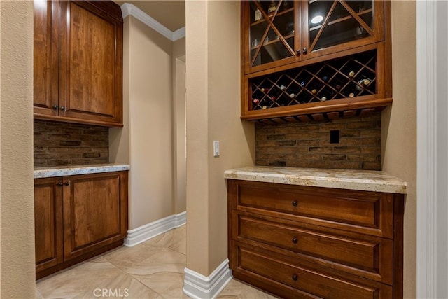 44277 Reidel St, Temecula, CA 92592 - wine cellar featuring baseboards and crown molding