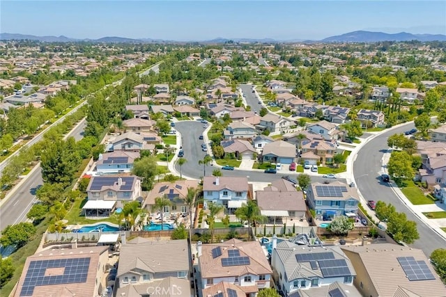 32839 Tiempo Cir, Temecula, CA 92592 - aerial view of property's location featuring nearby suburban area and a mountain backdrop