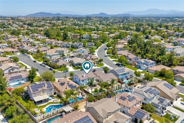 32839 Tiempo Cir, Temecula, CA 92592 - aerial perspective of suburban area featuring a mountain backdrop and a pool