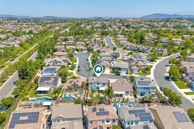 32839 Tiempo Cir, Temecula, CA 92592 - aerial overview of property's location featuring nearby suburban area and mountains