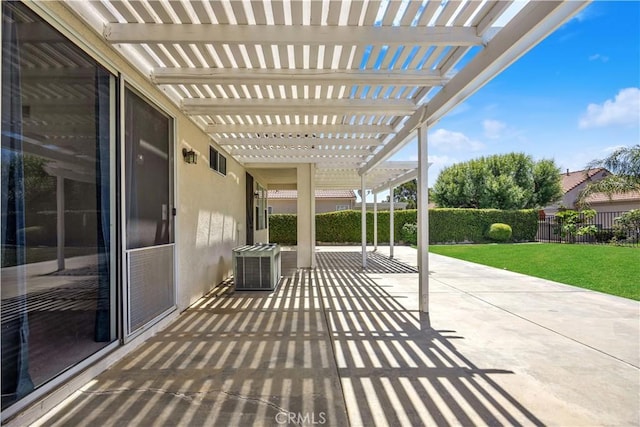 23681 Corte Sabio, Murrieta, CA 92562 - fenced backyard featuring a pergola and a patio