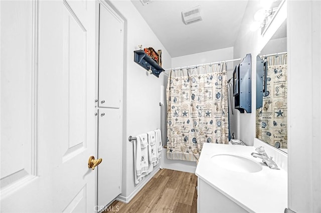 23681 Corte Sabio, Murrieta, CA 92562 - bathroom with vanity and wood finished floors
