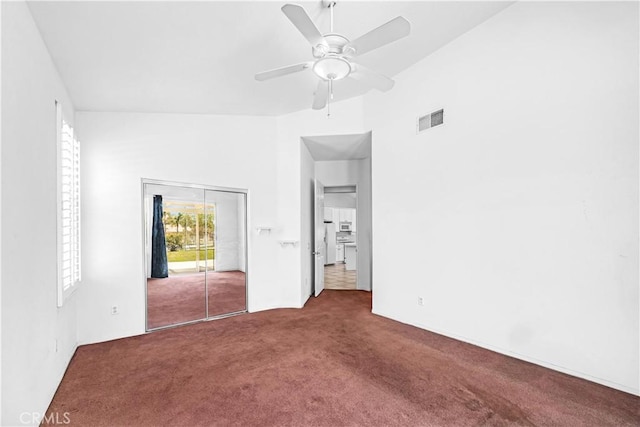 23681 Corte Sabio, Murrieta, CA 92562 - unfurnished bedroom with carpet floors and ceiling fan