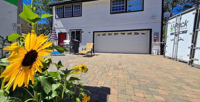 4141 Willow Trl, Frazier Park, CA 93225 - view of front of home featuring an attached garage and decorative driveway