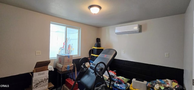 4141 Willow Trl, Frazier Park, CA 93225 - bedroom featuring a wall mounted air conditioner