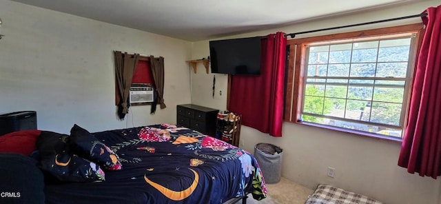4141 Willow Trl, Frazier Park, CA 93225 - carpeted bedroom featuring multiple windows and cooling unit