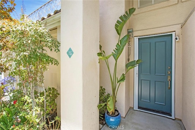 75 Shorebreaker Dr, Laguna Niguel, CA 92677 - doorway to property with stucco siding