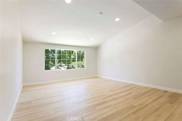 13119 Constable Ave, Granada Hills, CA 91344 - spare room with light wood-style floors and recessed lighting
