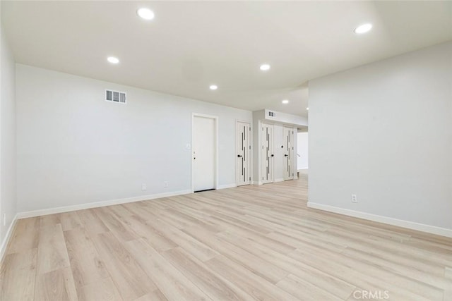 13119 Constable Ave, Granada Hills, CA 91344 - spare room featuring recessed lighting and light wood-style flooring