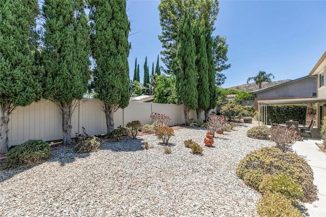 13119 Constable Ave, Granada Hills, CA 91344 - fenced backyard featuring a patio area