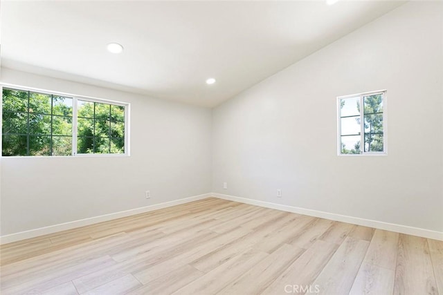 13119 Constable Ave, Granada Hills, CA 91344 - spare room featuring light wood finished floors and recessed lighting
