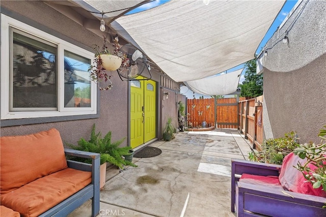 5080 Pearblossom, Riverside, CA 92507 - view of patio with a gate