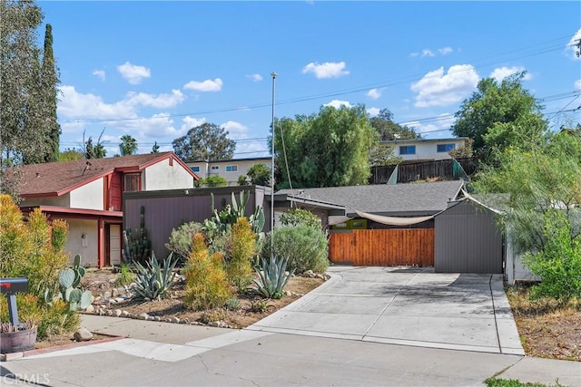 5080 Pearblossom, Riverside, CA 92507 - view of front of house featuring a shed
