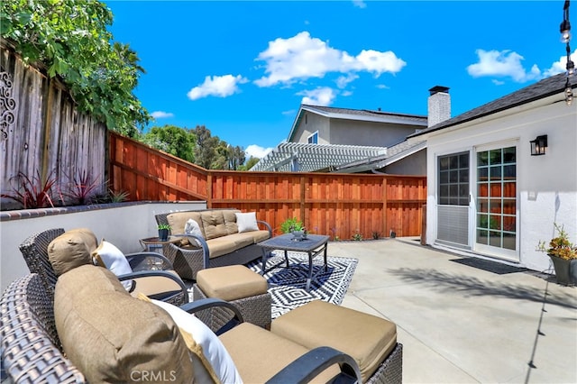 27322 Eastridge Dr, Lake Forest, CA 92630 - fenced backyard with an outdoor living space and a patio area