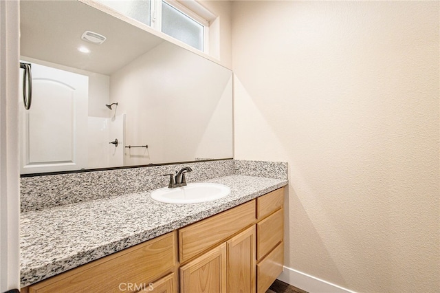 836 Regnier Ln, Paradise, CA 95969 - bathroom featuring vanity and wood finished floors