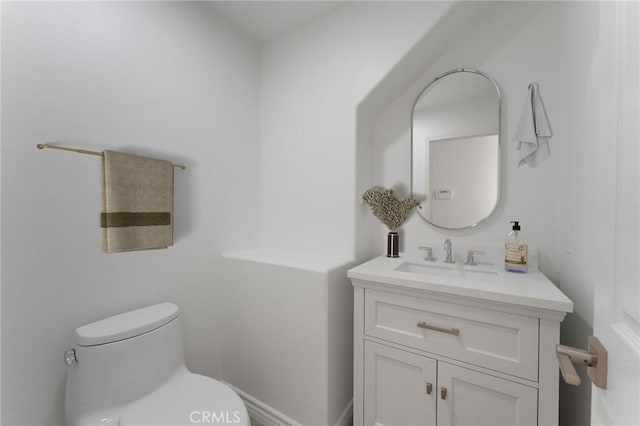 49 Eaglecreek, Irvine, CA 92618 - half bathroom featuring vanity and toilet