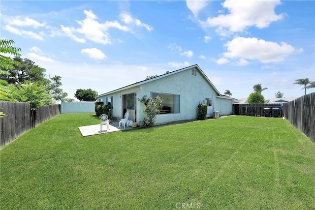 3966 Laurel Ct, Chino Hills, CA 91709 - rear view of house with a fenced backyard, stucco siding, and a patio area
