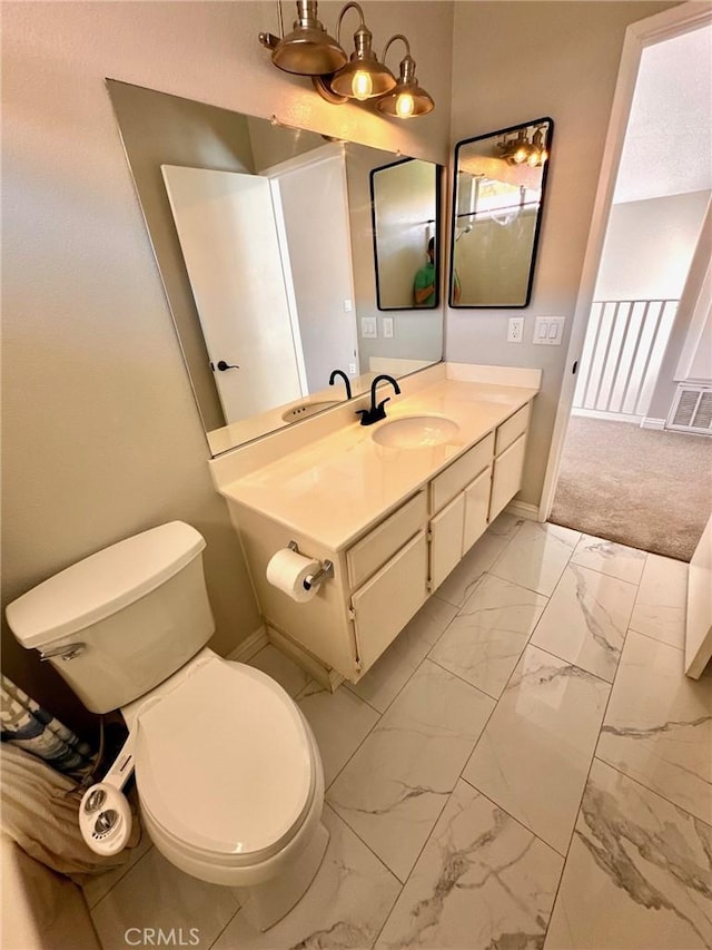 13067 Winterpark Way, Riverside, CA 92503 - bathroom featuring marble look tiles and vanity