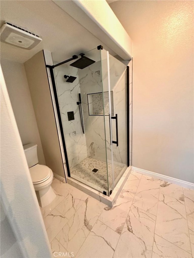 13067 Winterpark Way, Riverside, CA 92503 - bathroom featuring marble look tile flooring and a marble finish shower