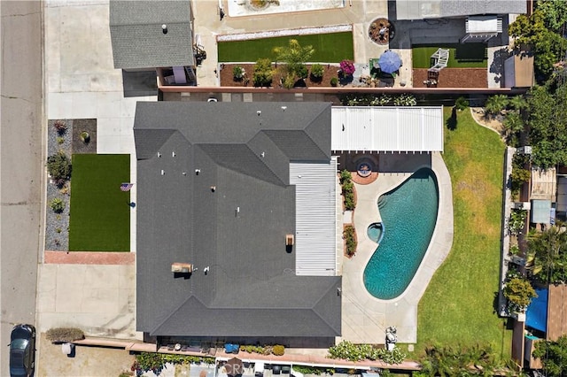 9662 Crosby Ave, Garden Grove, CA 92844 - drone / aerial view of a pool area