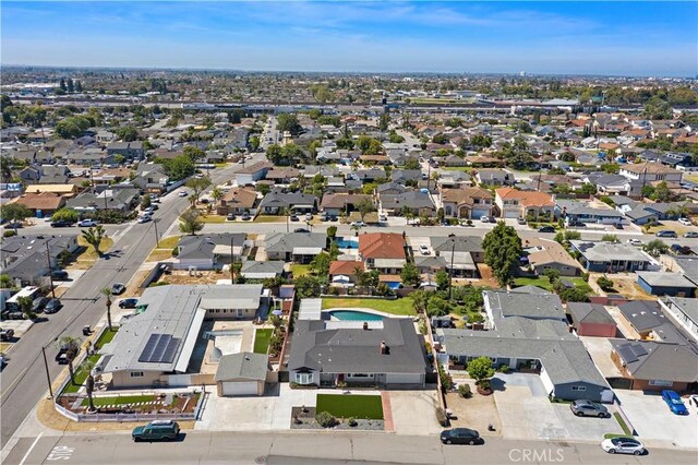 9662 Crosby Ave, Garden Grove, CA 92844 - aerial view of property's location featuring nearby suburban area