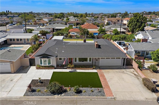 9662 Crosby Ave, Garden Grove, CA 92844 - aerial view of residential area