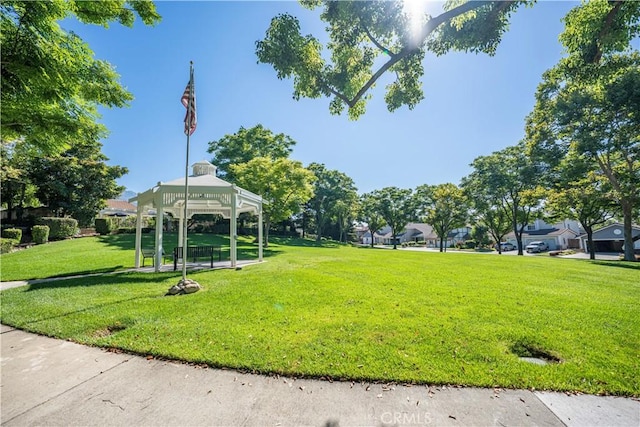 1440 Amanda Pl, Upland, CA 91784 - view of community with a gazebo and a yard