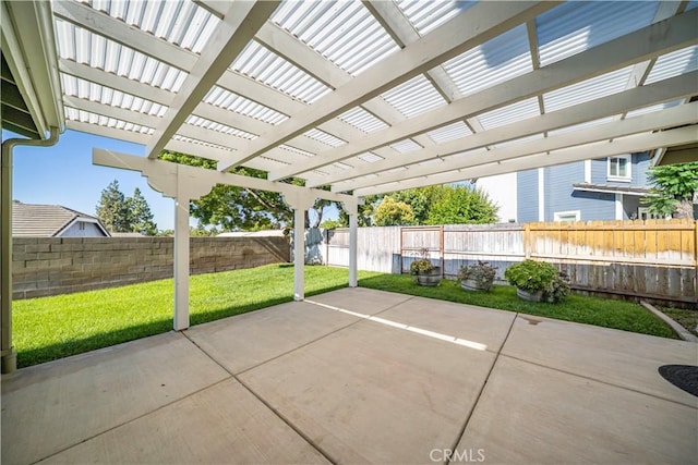 1440 Amanda Pl, Upland, CA 91784 - fenced backyard featuring a patio and a pergola