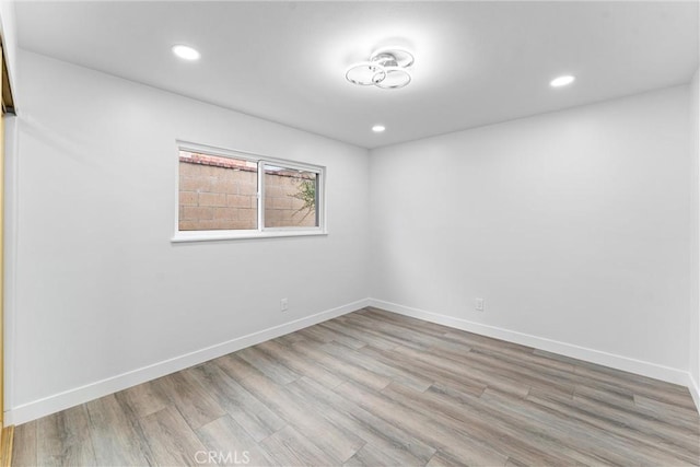 4802 Brookway Ave, Yorba Linda, CA 92886 - unfurnished room with light wood-style floors and recessed lighting