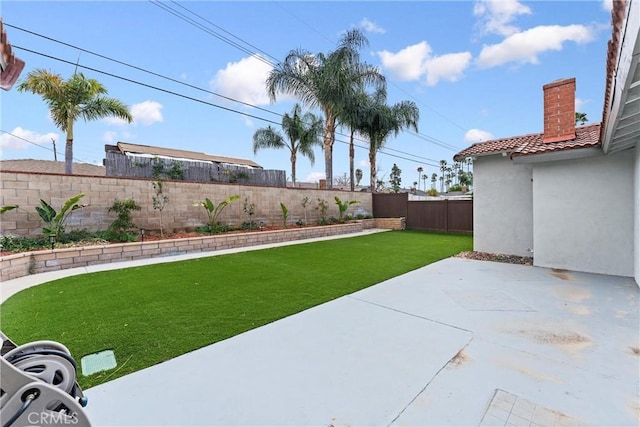 4802 Brookway Ave, Yorba Linda, CA 92886 - fenced backyard featuring a patio area