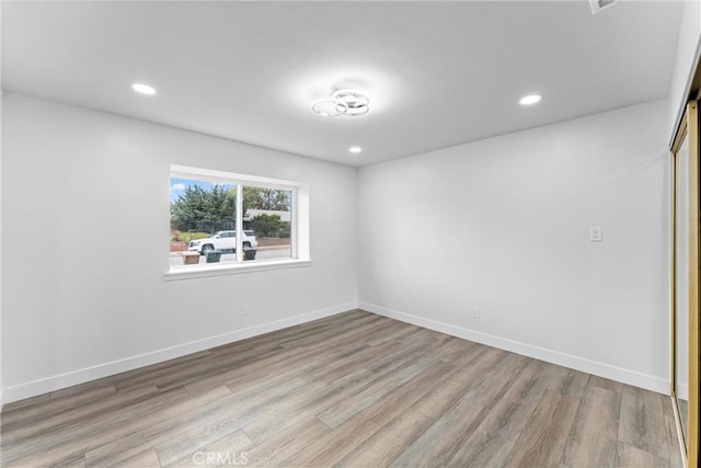 4802 Brookway Ave, Yorba Linda, CA 92886 - spare room with wood finished floors and recessed lighting