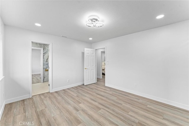 4802 Brookway Ave, Yorba Linda, CA 92886 - unfurnished bedroom featuring light wood-style floors and recessed lighting