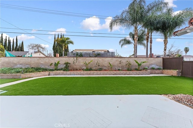 4802 Brookway Ave, Yorba Linda, CA 92886 - fenced backyard featuring a patio area