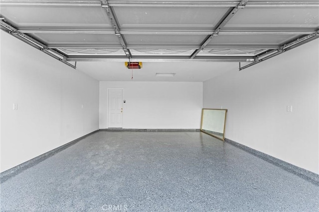 4802 Brookway Ave, Yorba Linda, CA 92886 - garage featuring a garage door opener and baseboards