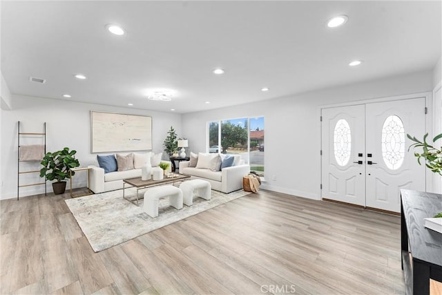 4802 Brookway Ave, Yorba Linda, CA 92886 - living room with light wood finished floors and recessed lighting