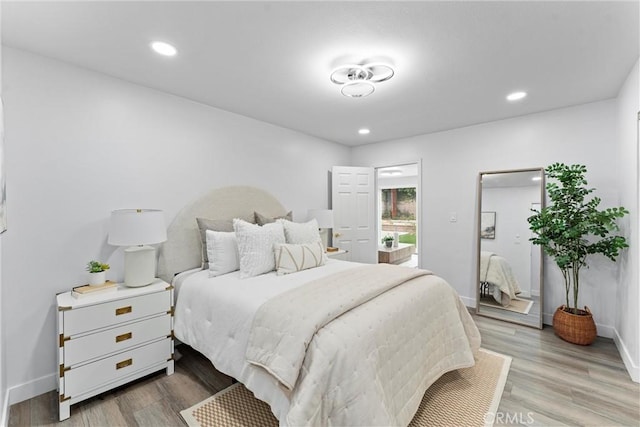 4802 Brookway Ave, Yorba Linda, CA 92886 - bedroom featuring wood finished floors and recessed lighting