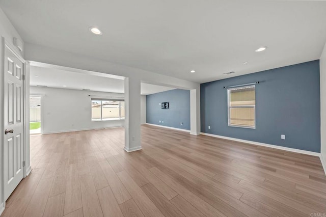 28339 Levi Way, Menifee, CA 92585 - empty room with light wood-type flooring and recessed lighting