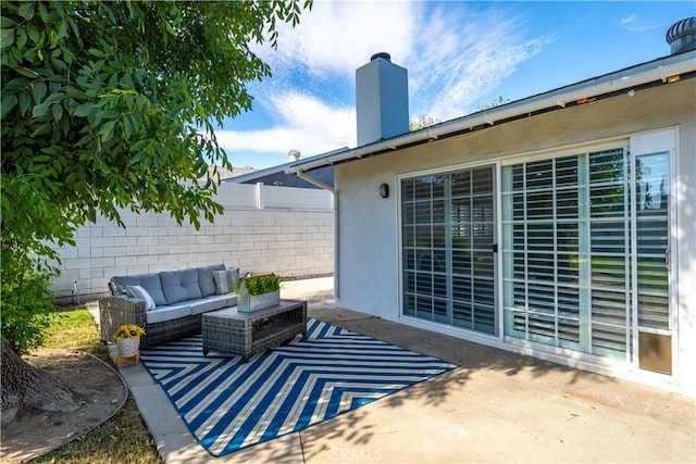 11243 Gaviota Ave, Granada Hills, CA 91344 - view of patio / terrace featuring an outdoor hangout area