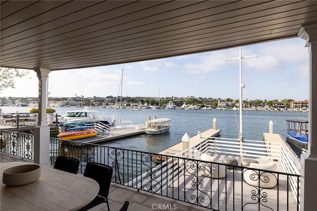 816 Via Lido Nord, Newport Beach, CA 92663 - dock with a water view