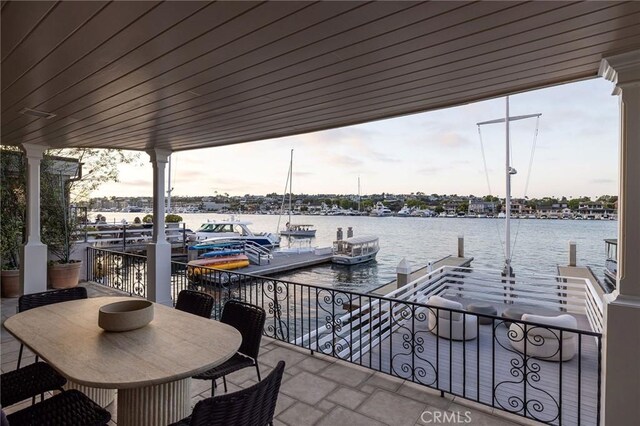 816 Via Lido Nord, Newport Beach, CA 92663 - dock area featuring a water view