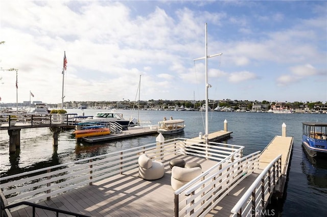 816 Via Lido Nord, Newport Beach, CA 92663 - dock featuring a water view