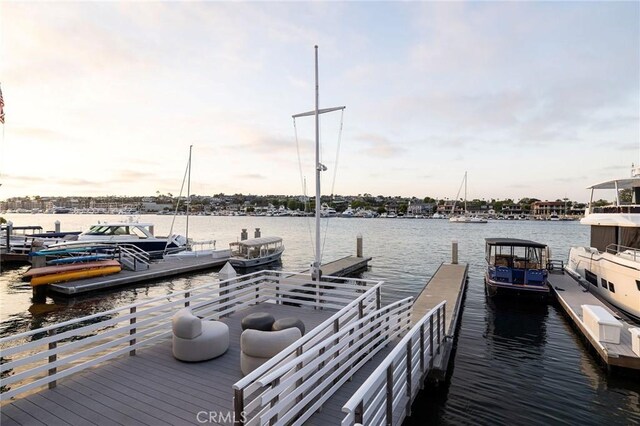 816 Via Lido Nord, Newport Beach, CA 92663 - dock featuring a water view