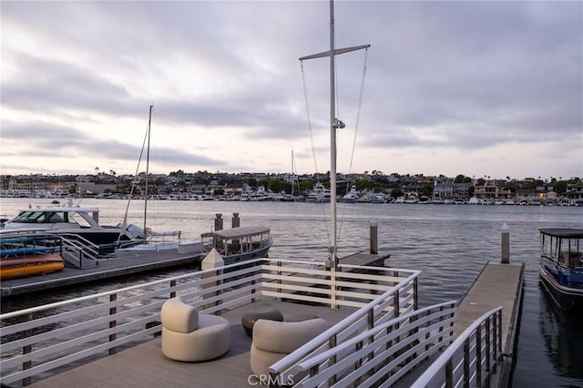816 Via Lido Nord, Newport Beach, CA 92663 - dock area with a water view