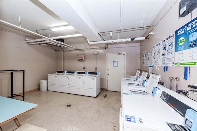 358 S Gramercy Pl Unit 201, Los Angeles, CA 90020 - shared laundry room featuring washing machine and clothes dryer