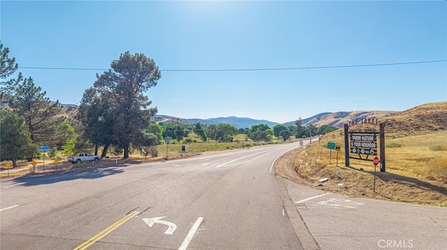 14320 Kiptree Dr, Lake Hughes, CA 93532 - view of asphalt road with a mountain view
