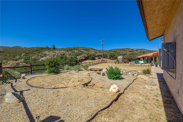 14320 Kiptree Dr, Lake Hughes, CA 93532 - view of yard with a mountain view