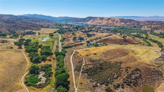 14320 Kiptree Dr, Lake Hughes, CA 93532 - aerial overview of property's location with a mountainous background