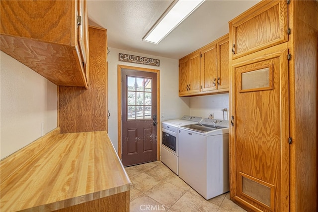 14320 Kiptree Dr, Lake Hughes, CA 93532 - laundry room featuring cabinet space and separate washer and dryer