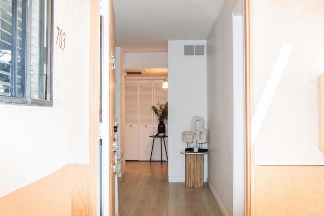 12191 Cuyamaca College Dr E Unit 703, San Diego, CA 92019 - hallway with wood finished floors