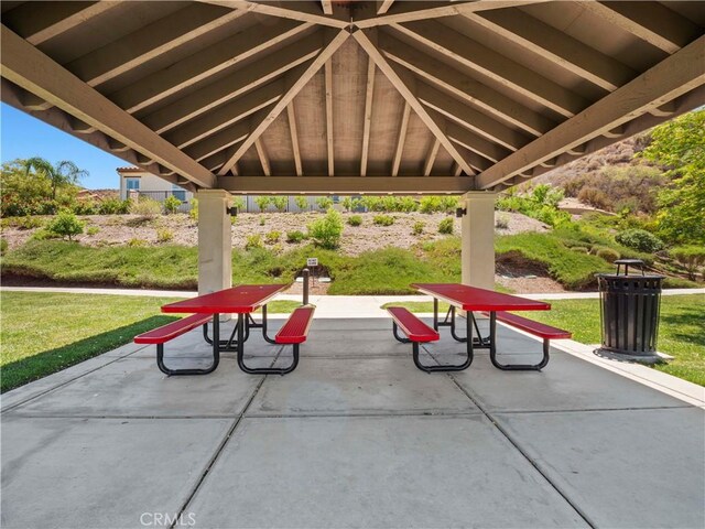 28323 Roman Ct, Saugus, CA 91350 - view of patio with a gazebo